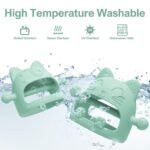 Baby Teething Toys for Babies 0-6 Months,Baby Teether Chew Toys for Teething Relief,Silicone Teething Mitt,Baby Toys 6 to 12 Months,Ideal Baby Shower Gifts for New Moms & Newborn(Cartoon Cat) - Image 2