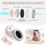 Baby Earmuffs,Bear Infant Headphones Noise Cancelling Baby Ear Protection with Adjustable Headband Sound Proof Headphones, Travel Essentials for Travel - Image 4