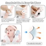 Baby Earmuffs,Bear Infant Headphones Noise Cancelling Baby Ear Protection with Adjustable Headband Sound Proof Headphones, Travel Essentials for Travel - Image 2